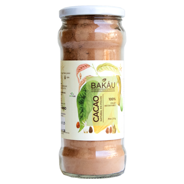 Cacao en Polvo en Frasco de 250gr