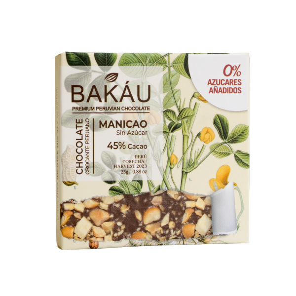 Manicao Chocolate Crocante Sin Azúcar x 25g