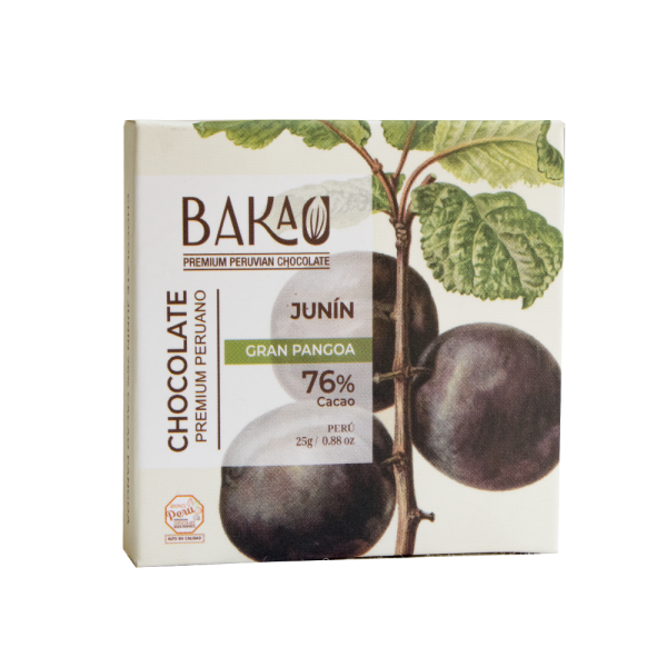 Barra de Chocolate Junín 76% Cacao «Gran Pangoa» x 25g