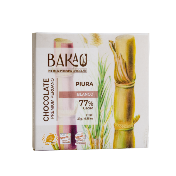 Barra de Chocolate Piura 77% Cacao «Gran Blanco» x 25g