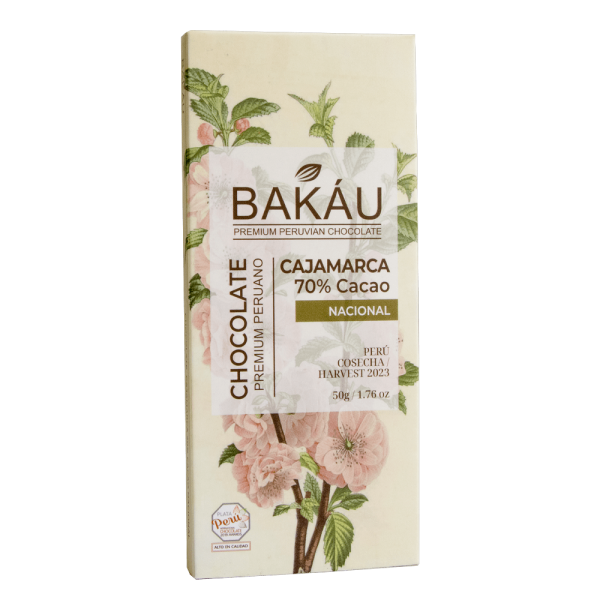 Chocolate Cajamarca 75% Cacao «Nacional» x 50g