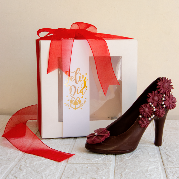 Tacones de Chocolate SIN AZÚCAR 65% Cacao x 120g
